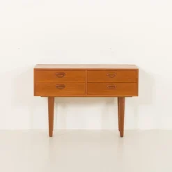 New Pamono Low Dresser in Teak by Kai Kristiansen for Feldballe Møbelfabrik, Denmark, 1960s