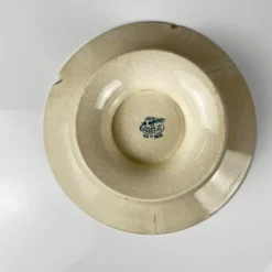 Pamono Low Fruit Bowl in Blue Iron Earth, 1800s><noscript><img width=