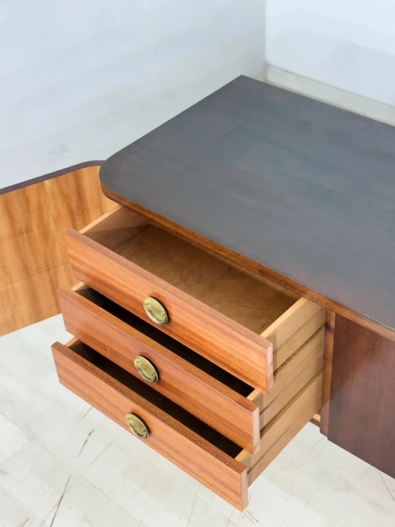 New Pamono Low Mid-Century Sideboard with Drawers
