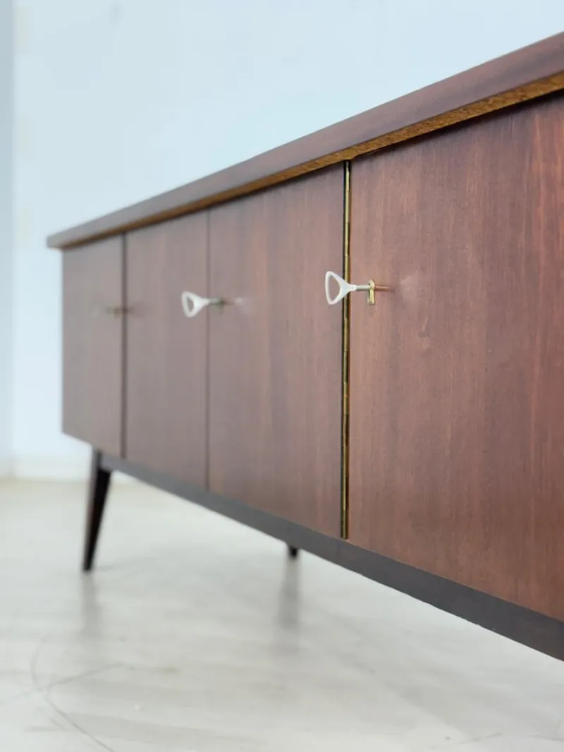 New Pamono Low Mid-Century Sideboard with Drawers