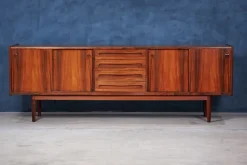 Pamono Low Rosewood Sideboard by Johannes Andersen for Uldum Møbelfabrik, 1960s> Sideboards & Buffets