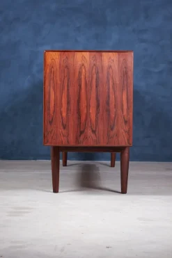 Pamono Low Rosewood Sideboard by Johannes Andersen for Uldum Møbelfabrik, 1960s><noscript><img width=
