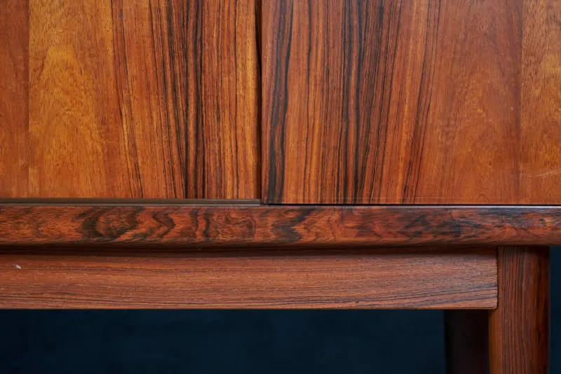 Pamono Low Rosewood Sideboard by Johannes Andersen for Uldum Møbelfabrik, 1960s> Sideboards & Buffets