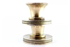 Discount Pamono Low Silver Candlesticks with Relief Friezes, Set of 2