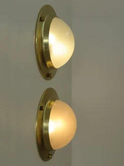Pamono LSP6 Tommy Wall or Ceiling Lamps attributed to Luigi Caccia Dominioni for Azucena, Italy, 1960s, Set of 2> Wall Lights & Sconces