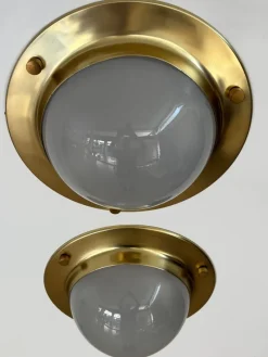 Pamono LSP6 Tommy Wall or Ceiling Lamps attributed to Luigi Caccia Dominioni for Azucena, Italy, 1960s, Set of 2><noscript><img width=