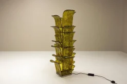 Pamono LT 320 Cactus Floor Lamp in Yellow Murano Glass by Carlo Nason for Mazzega, Italy, 1960s> Floor Lamps