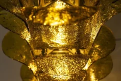 Pamono LT 320 Cactus Floor Lamp in Yellow Murano Glass by Carlo Nason for Mazzega, Italy, 1960s><noscript><img width=