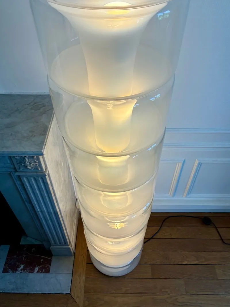 Hot Pamono LT316 Sfumato Floor Lamp by Carlo Nason for Mazzega, 1969
