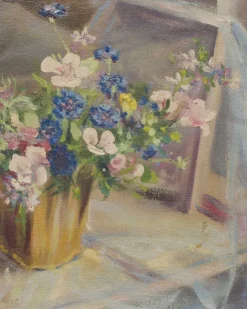 Pamono Luce Balla, Still Life, 1920s, Oil on Canvas, Framed><noscript><img width=