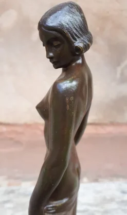 Pamono Lucien Alliot, Art Deco Sculpture, 1920s-1940s, Bronze><noscript><img width=