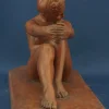 Pamono Lucien Charles Edouard Alliot, Art Nouveau Female Nude, Early 1900s, Terracotta> Art Nouveau