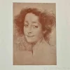 Pamono Lucien Levy-Dhurmer, The Portrait, Original Lithograph, 1909> Impressionist