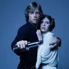 Pamono Luke and Leia Framed in White by Terry O'Neill> Mid-Century|Photography