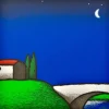 Pamono Luna sul ponte, 1999 Tino Stefanoni> Minimalist