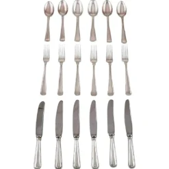 Pamono Lunch Cutlery in Silver from Cohr, 1930s, Set of 18> Cutlery & Serving Utensils