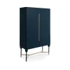 Pamono Lust Bar Cabinet in Midnight Blue