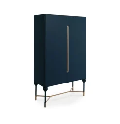Pamono Lust Bar Cabinet in Midnight Blue