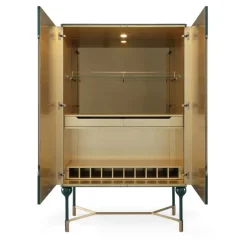 Pamono Lust Bar Cabinet in Midnight Blue