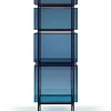 Outlet Pamono Lyn High Shelf 8400BL in Blue by Visser & Meijwaard for Pulpo