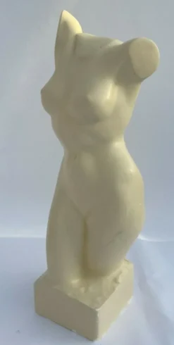 Sale Pamono M. Cabrol, Female Bust, 1950s, Plaster