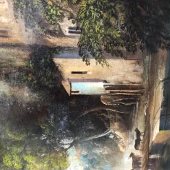 Pamono M. Locatelli, Italian Landscape, 2011, Oil on Canvas><noscript><img width=