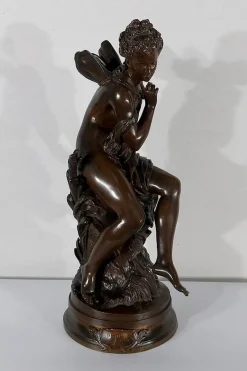 Pamono M. Moreau, Ondine Sculpture, Bronze><noscript><img width=