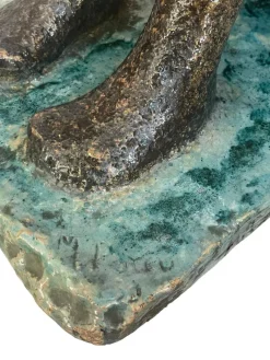 Pamono M. Porcù, Female Nude, 20th Century, Terracotta><noscript><img width=
