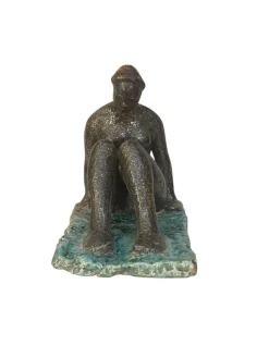 Pamono M. Porcù, Female Nude, 20th Century, Terracotta><noscript><img width=
