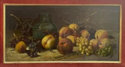 Outlet Pamono M. Ronaghini, Still Life, Oil Painting on Panel, Framed