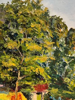Pamono M. Vibert, By the Lake, Oil on Canvas, 1959><noscript><img width=