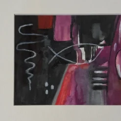 Pamono Mabris, Carpe Diem, 21st Century, Oil on Paper, Framed><noscript><img width=
