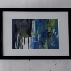 Pamono Mabris, For Interior, 21st Century, Oil on Paper, Framed><noscript><img width=