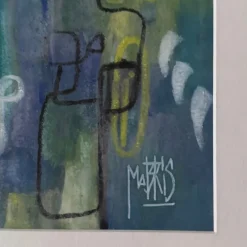 Pamono Mabris, For Interior, 21st Century, Oil on Paper, Framed><noscript><img width=