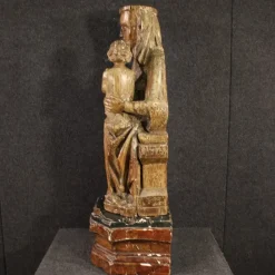 Sale Pamono Madonna with Child, 1470, Wooden Sculpture