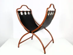 Pamono Magazine Rack by Jacques Adnet, 1950><noscript><img width=