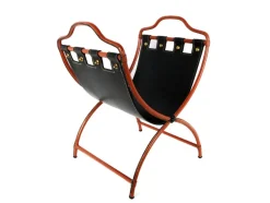 Pamono Magazine Rack by Jacques Adnet, 1950><noscript><img width=