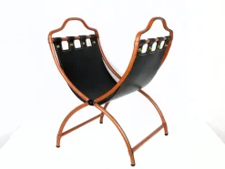 Pamono Magazine Rack by Jacques Adnet, 1950><noscript><img width=
