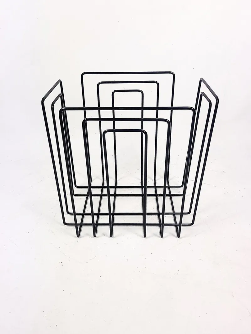Clearance Pamono Magazine Rack by Willy Glaeser for Thomas Merlo, 1980s