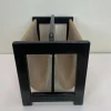 Pamono Magazine Rack in Wood and Suede Leather in the style of Aksel Kjersgaard, 1960s> Magazine Racks