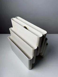 Pamono Magazine Rack Mod.4675 by Giotto Stoppino for Kartell, Italy, 1970><noscript><img width=