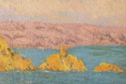 New Pamono Magi Oliver Bosch, Impressionist Landscape, Oil on Canvas, Framed