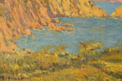 New Pamono Magi Oliver Bosch, Impressionist Landscape, Oil on Canvas, Framed