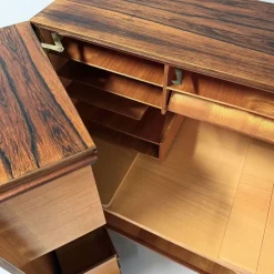 Pamono Magic Box Desk in Rosewood by Mummenthaler and Meier for Ateliers Genestar, 1950s><noscript><img width=