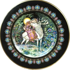 Clearance Pamono Magical Fairy Tales Plates by Gere Fauth, 1969, Set of 3