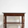 Pamono Mahogany and Black Marble Console, 19th Century> Console Tables