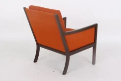 Pamono Mahogany Armchair by Ole Wanscher for Poul Jeppesens Møbelfabrik, Denmark, 1960s