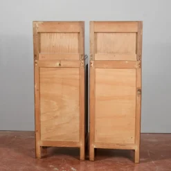 Pamono Mahogany Bedside Tables with Liberty Tops, Set of 2><noscript><img width=