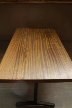 Pamono Mahogany Bistro Table from Horgenglarus> Garden Tables