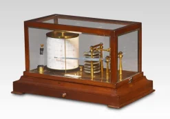 Pamono Mahogany Cased Barograph by R. Stewart, 1890s> Cabinets & Wardrobes